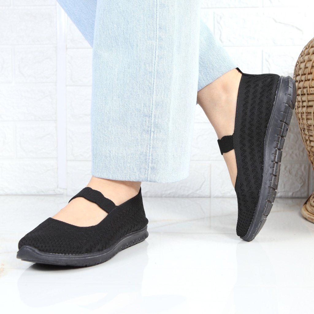Espadrile negre usoare Zandia