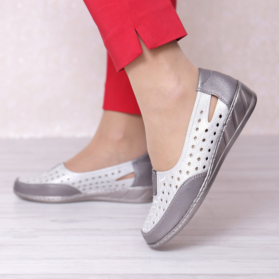 PANTOFI LILIANA SILVER