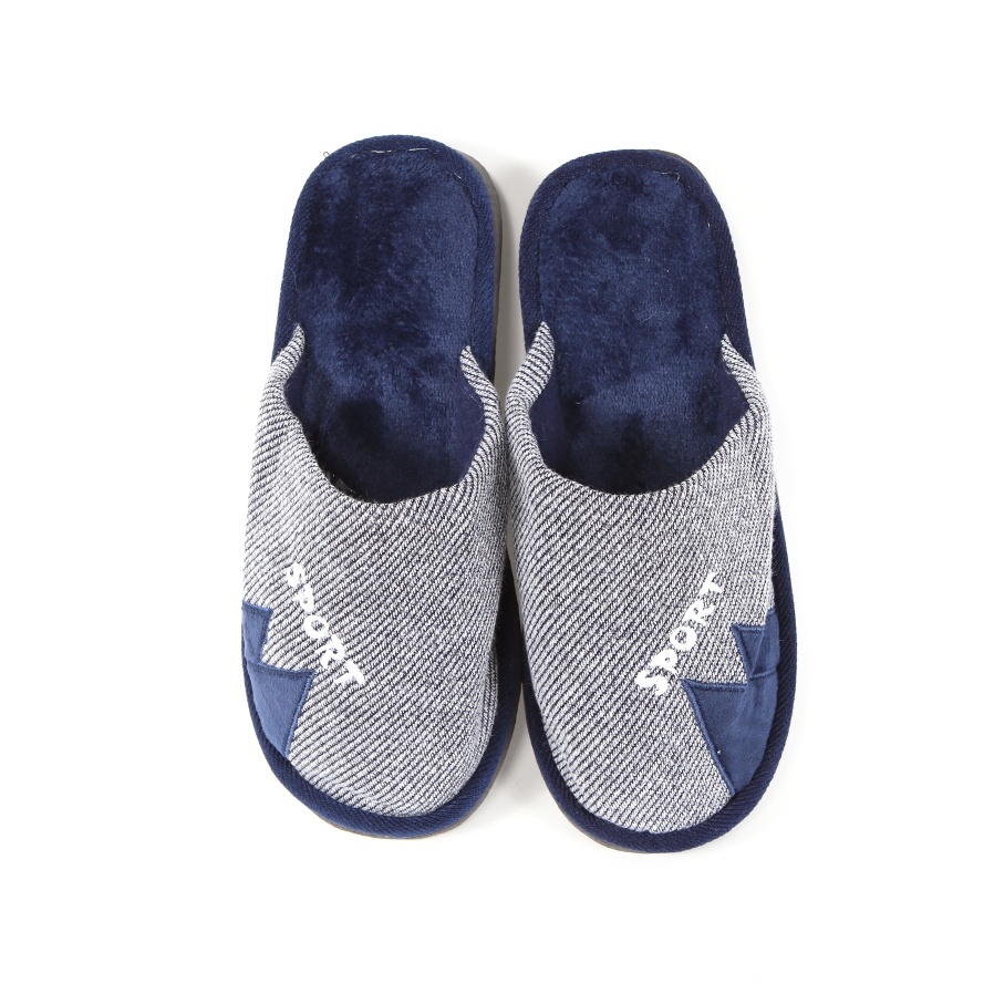 Papuci bleumarin de casa Meina