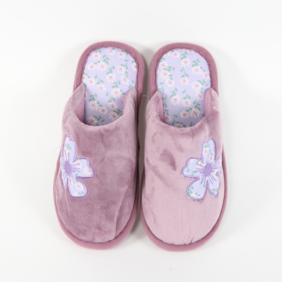 Papuci mov de casa Liryn