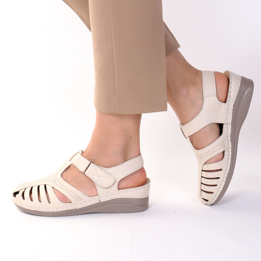Sandale bej usoare Brenna - 1 | YEO