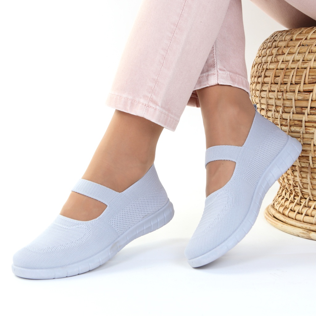 Espadrile gri cu bareta Yara