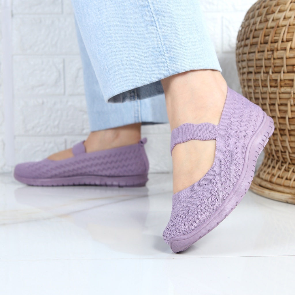 Espadrile mov usoare Zandia