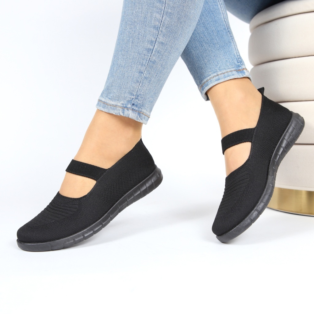Espadrile negre usoare Sorna