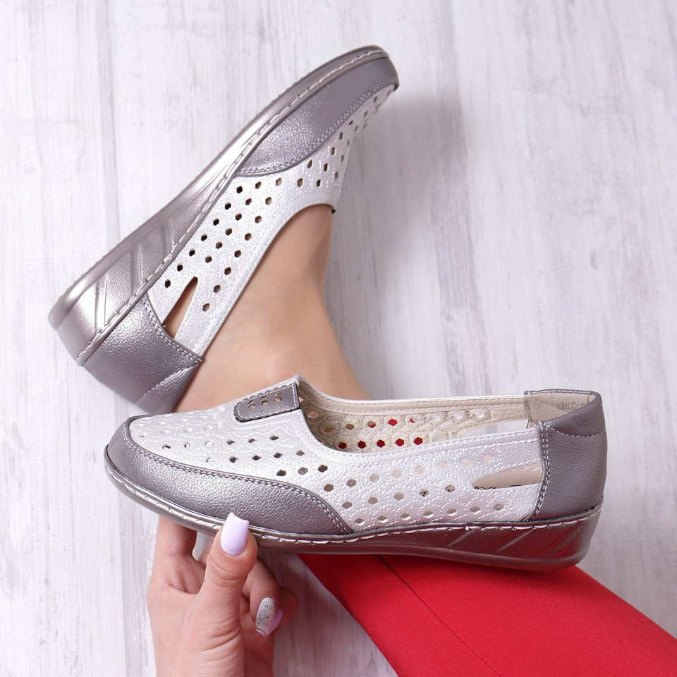 PANTOFI LILIANA SILVER