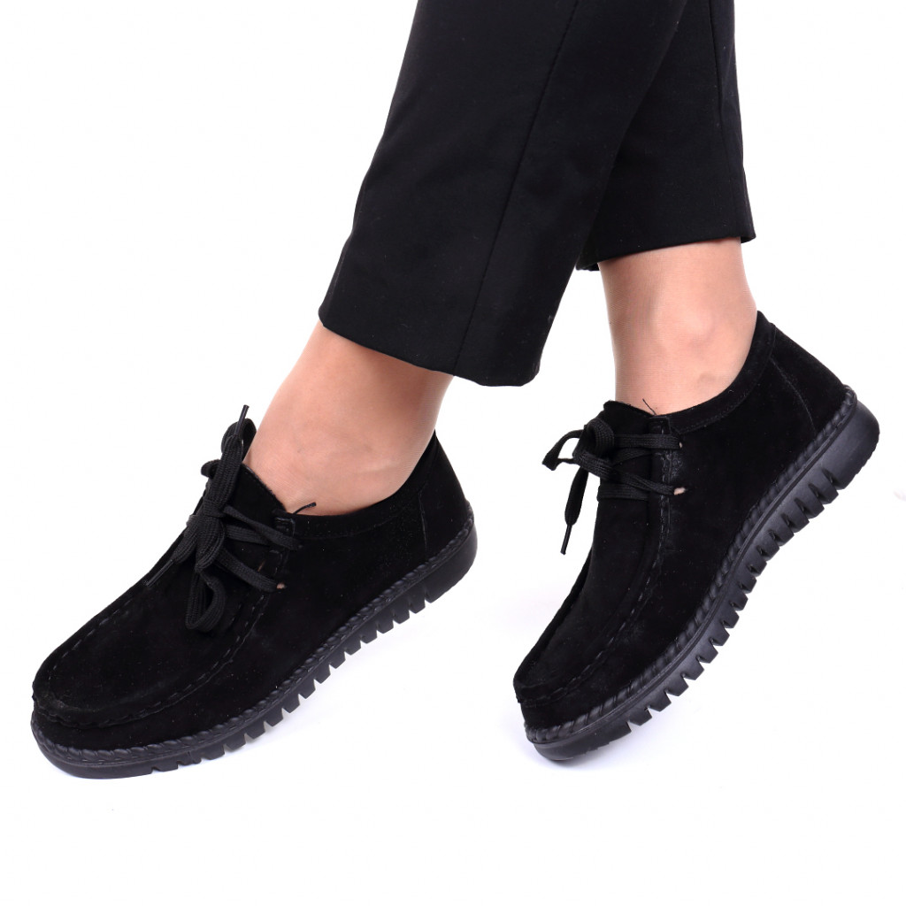 Pantofi piele ecologica intoarsa anemona