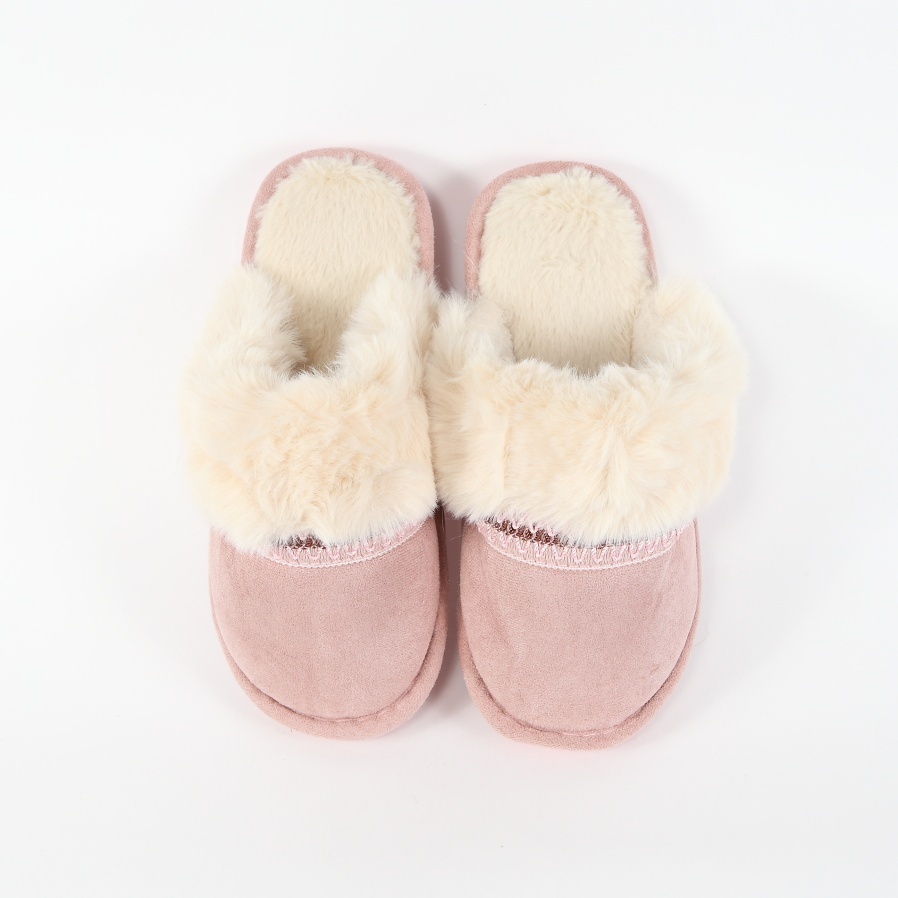 Papuci roz de casa Mysha