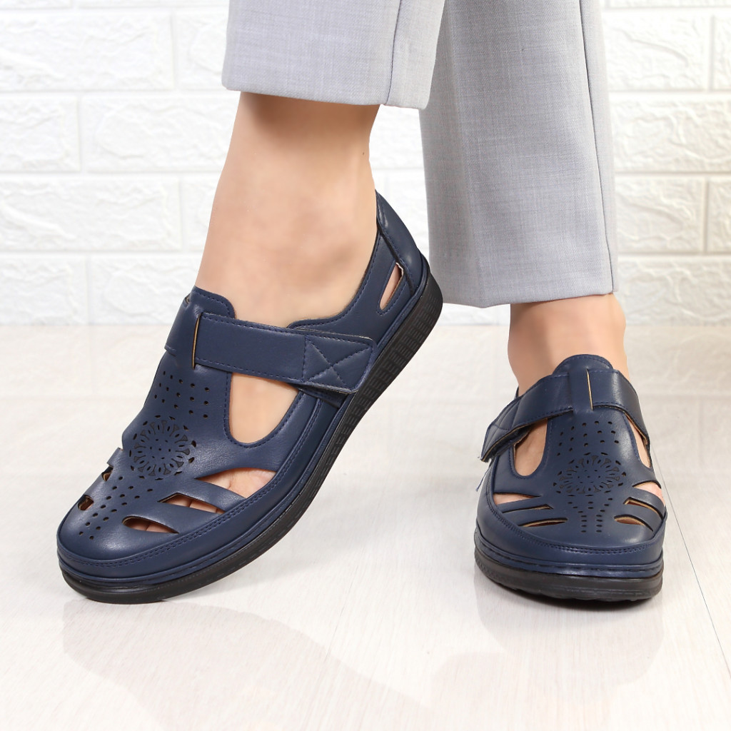 Pantofi bleumarin usori Cecilia