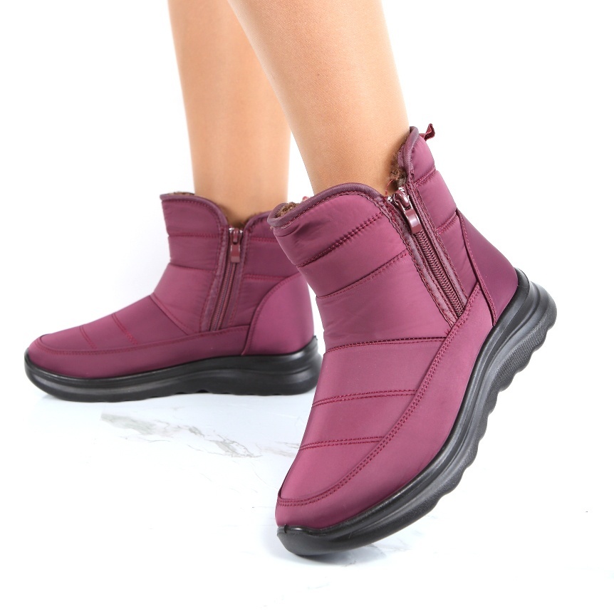 Ghete bordo imblanite Fayra