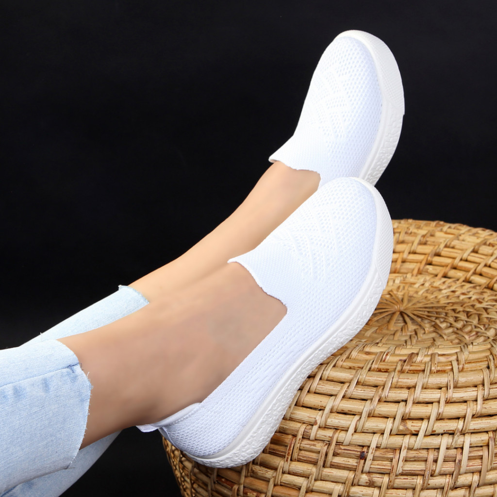 Espadrile albe usoare Izumi