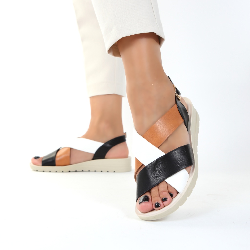 Sandale negre usoare Keni