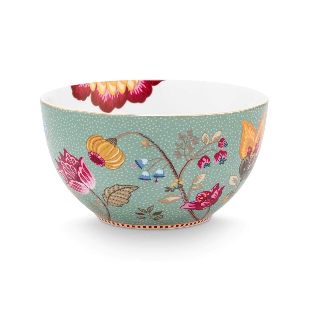 Bol din porțelan, Pip Studio, Blue, 15 cm, colecția Blooming Tales