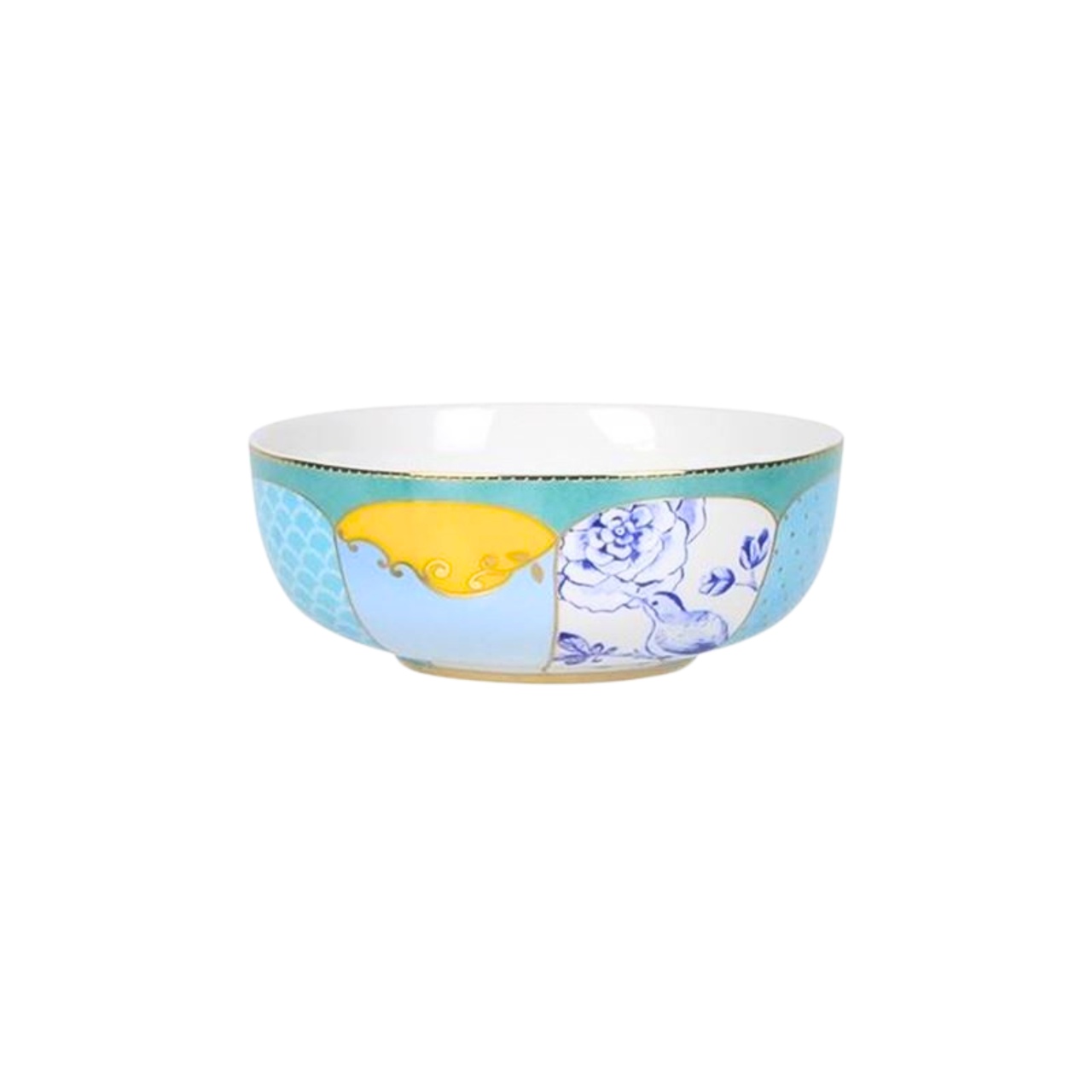 Bol din porțelan, Pip Studio, Multicolor, 15 cm, colecția Royal Multi