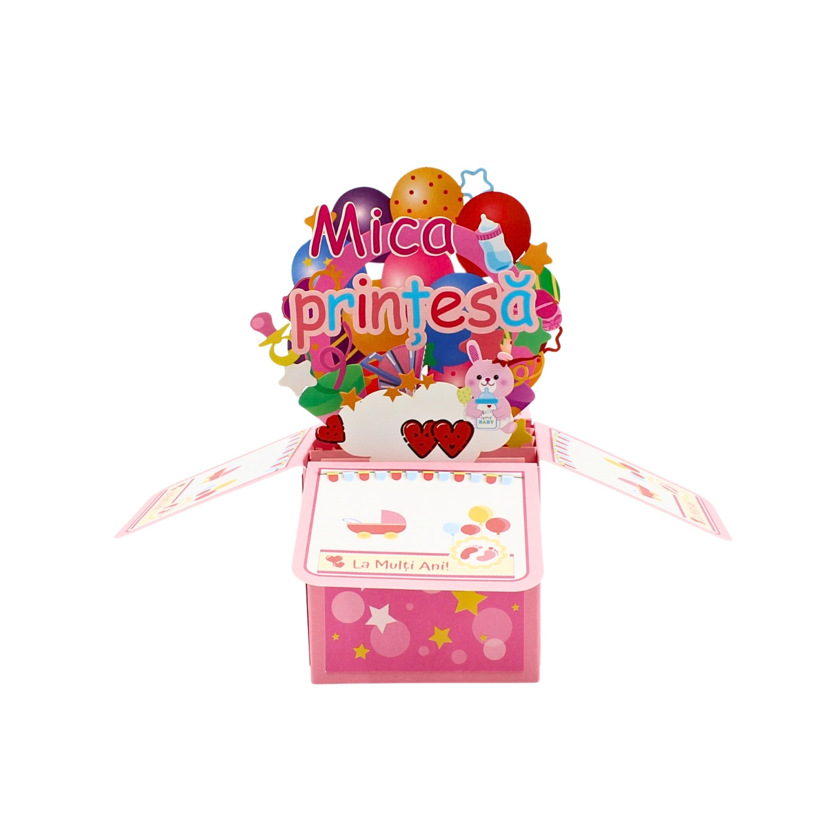 Decorațiune din hârtie Magic Pop-Ups Mica prințesă