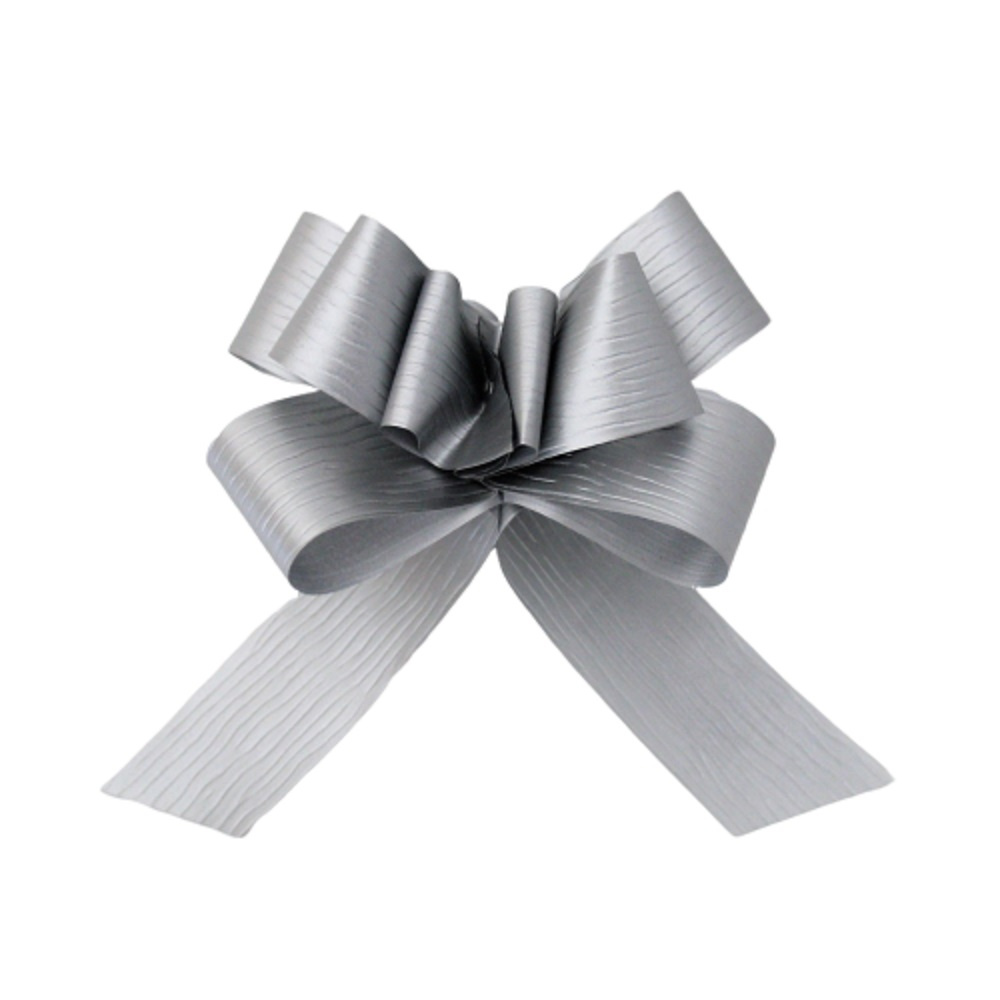 Fundă Flower cu autoformare culoarea argintie