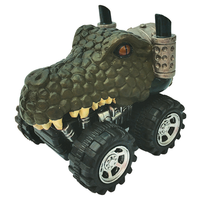 Mașinuță cu sistem friction crocodil multicolor