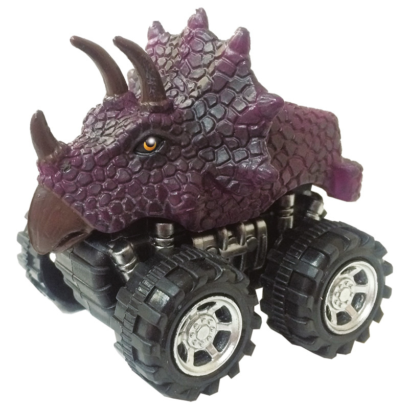 Mașinuță cu sistem friction triceratops multicolor