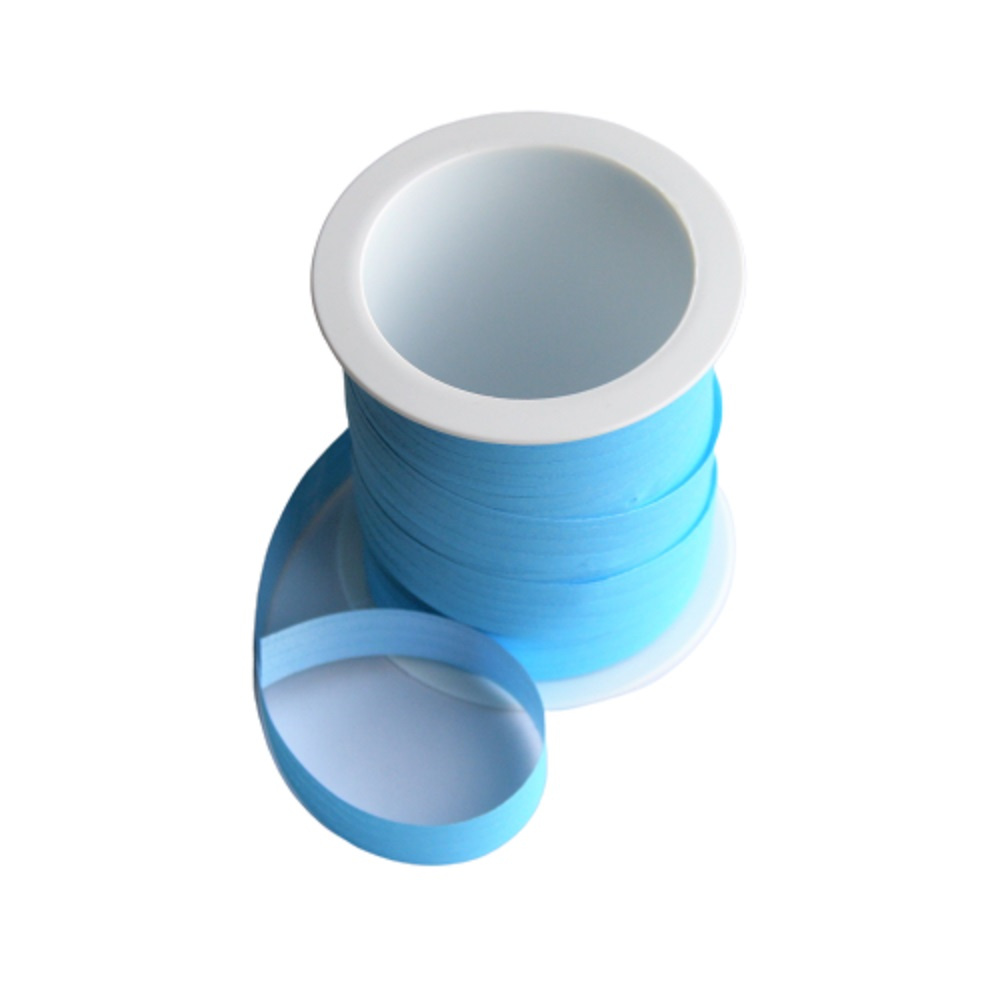 Minirolă rafie sintetică bleu 10m x 10mm