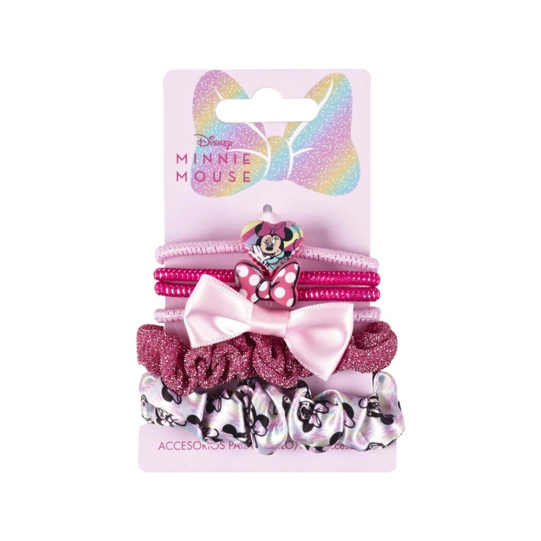 Set 6 accesorii pentru păr, Cerda, model Minnie Mouse