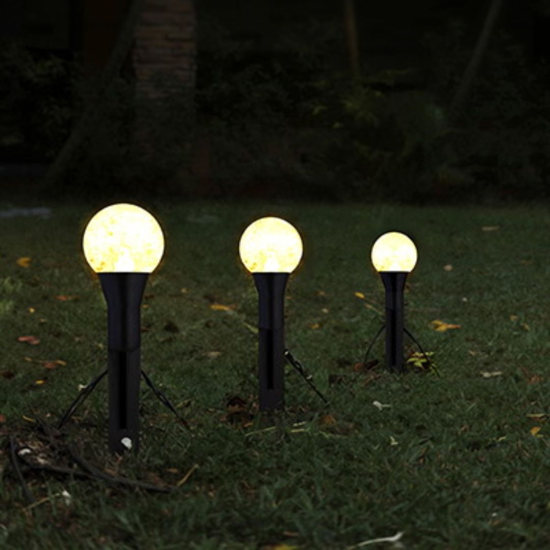 Set de lumini solare de grădină, tip ghirlandă cu 10 LED-uri IP44, 3.8M, 1.2v, Jumi