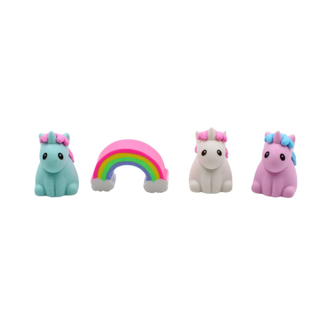 Set radiere colecționabile Erazer Buddies unicorn