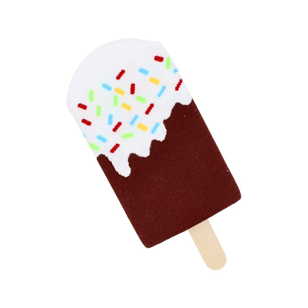 Șosete Funny Ice Cream unisex, model înghețată pe băț, multicolor, One Size, cadou amuzant