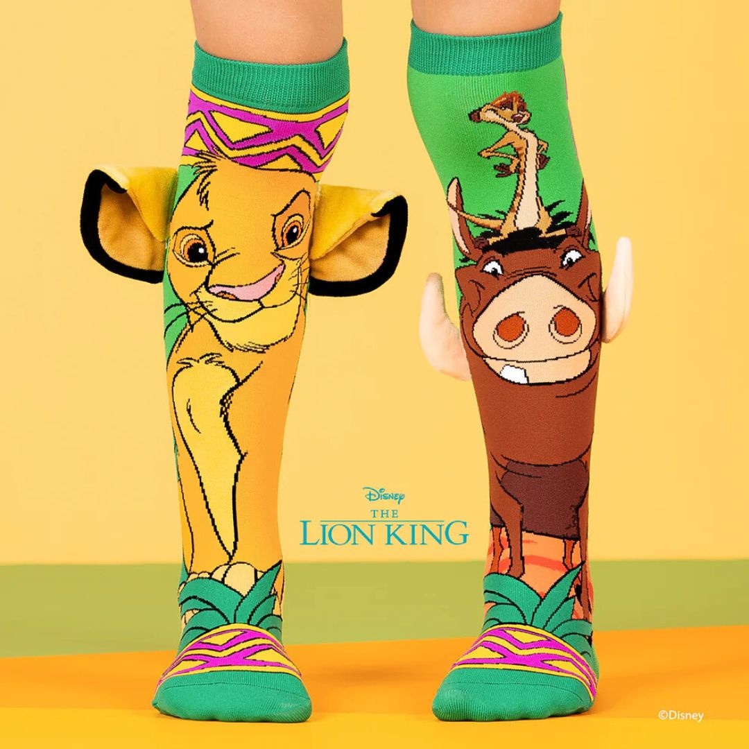 Șosete lungi colorate Madmia pentru băieți fantasy Lion King 3-5 ani
