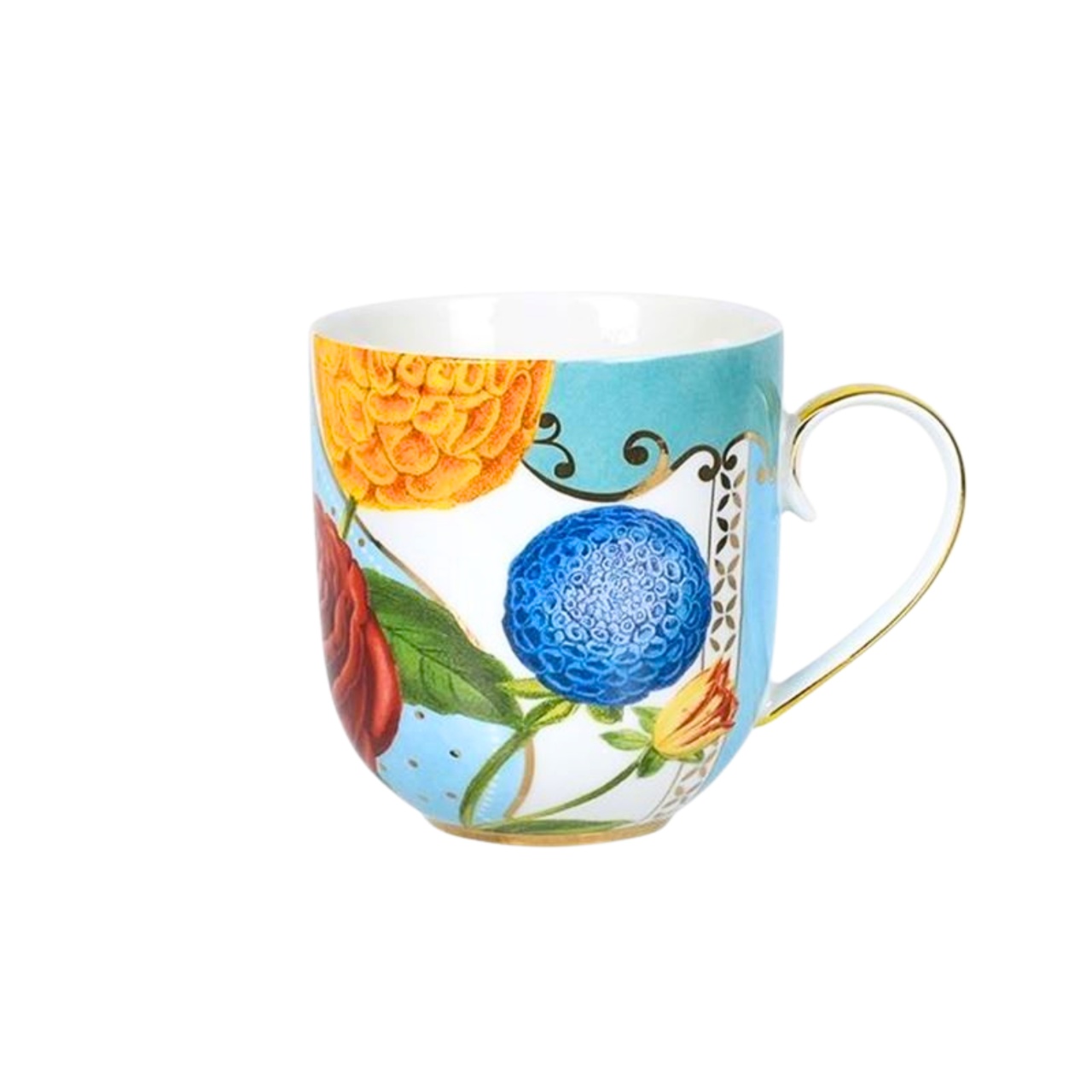 Cană din porțelan, colecția Royal Multi, Bleu, 260 ml, Pip Studio
