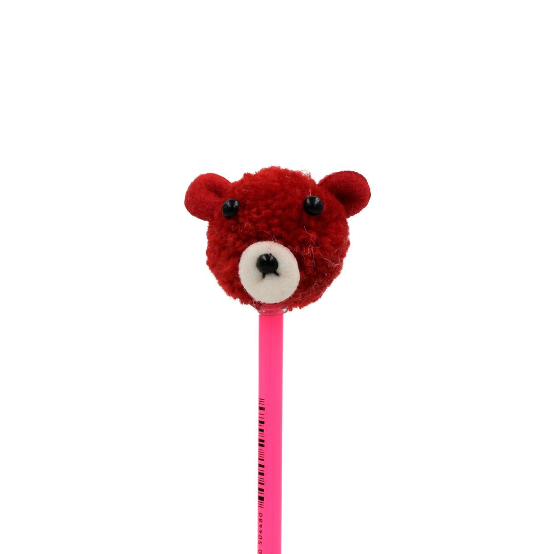 Creion figurină Baby Urs roșu 22 cm