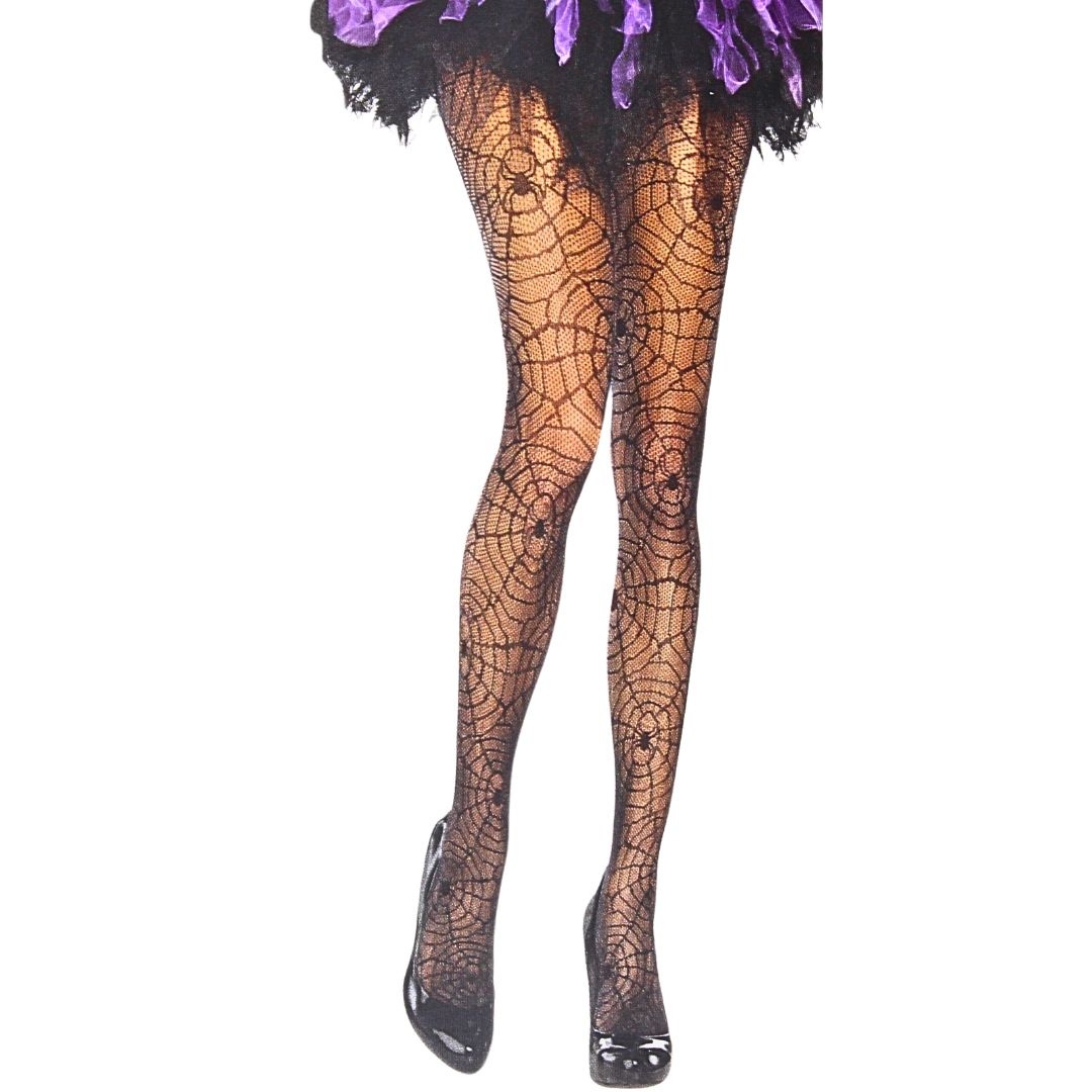Dres de Halloween, pentru fete, Amscan, model pânză de păianjen, culoarea negru, one size