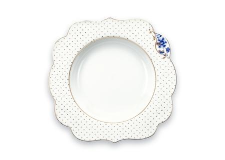 Farfurie adâncă din porțelan, Pip Studio, 23.5cm, colecția Royal White