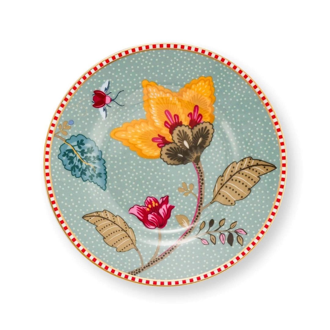 Farfurie din porțelan, Pip Studio, Blue, 12 cm, colecția Blooming Tales