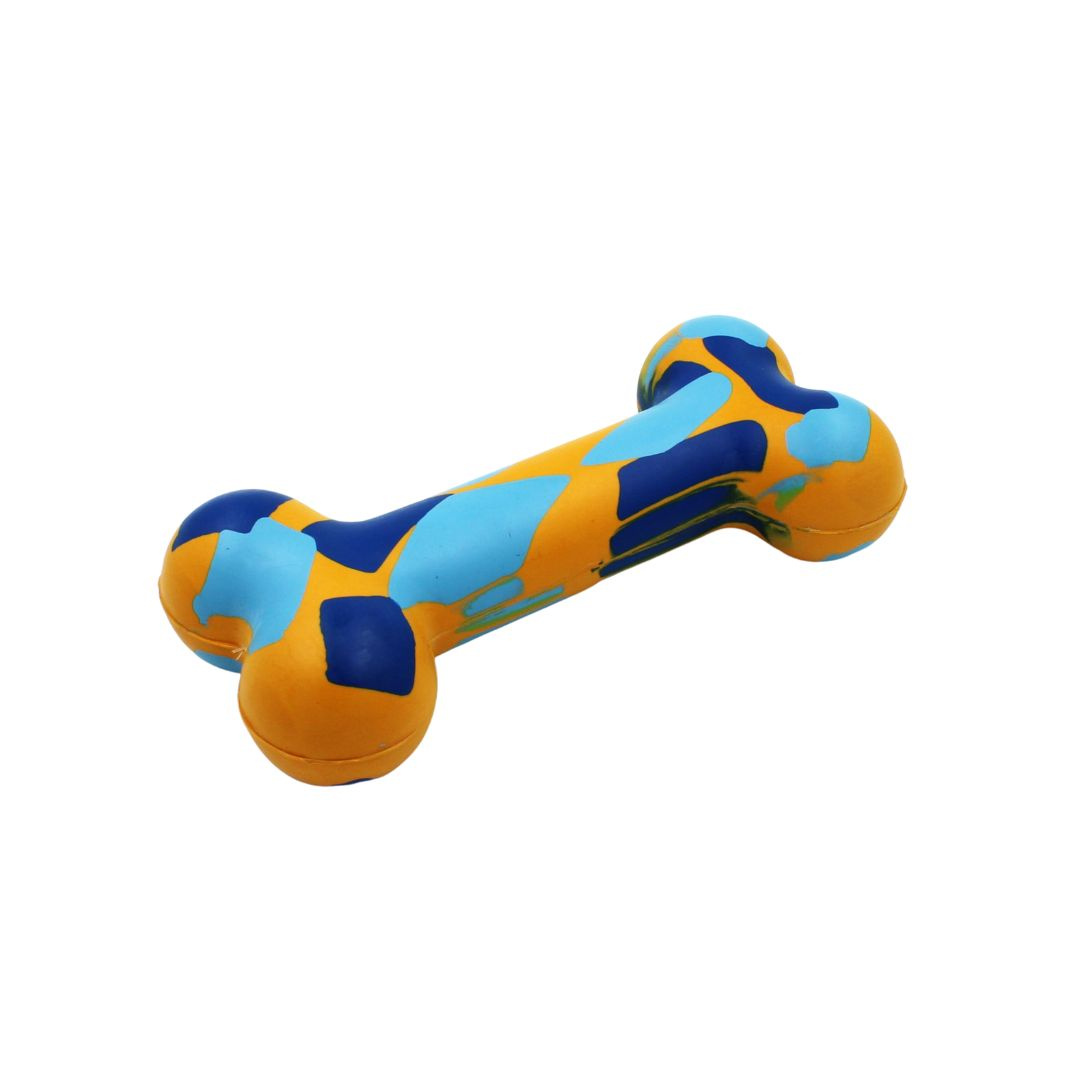 Jucărie os portocaliu pentru căței 18cm