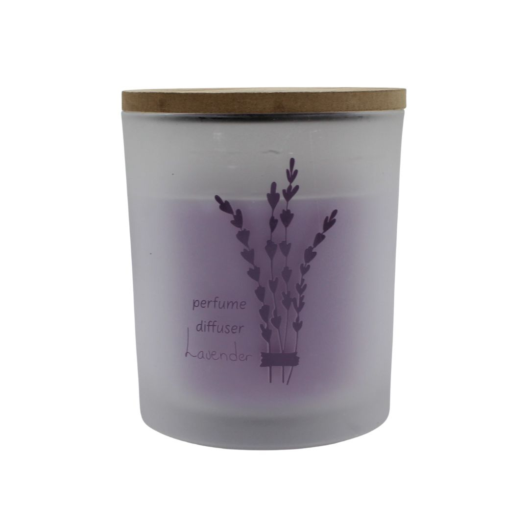 Lumânare parfumată în pahar aromă lavandă