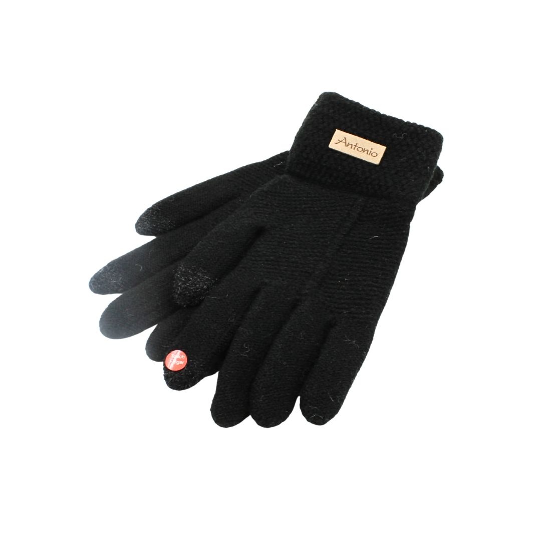 Mănuși damă, Antonio, cu funcție touch, culoare negru, one size