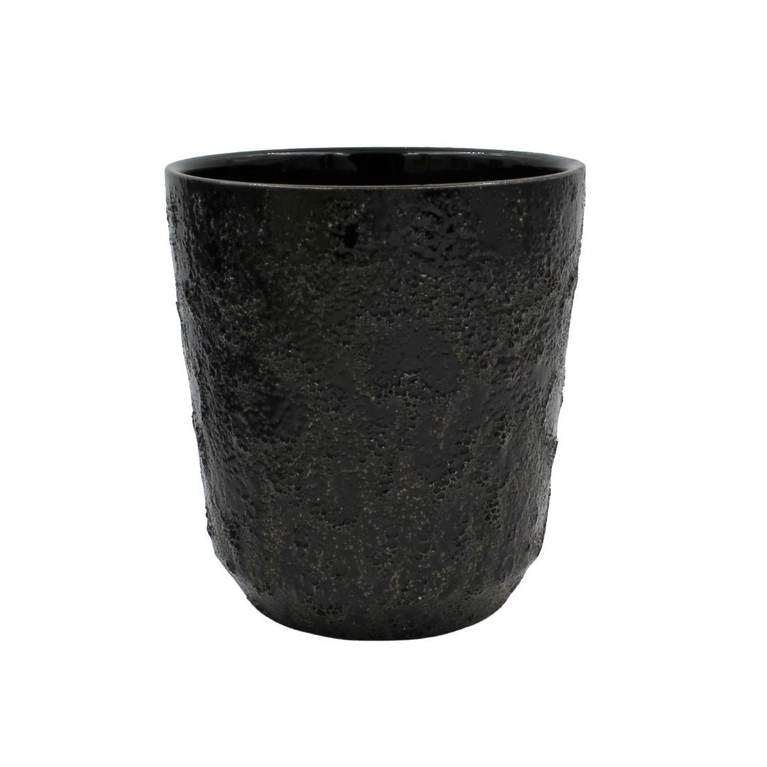 Mască de ghiveci negru Mica 15x12 cm