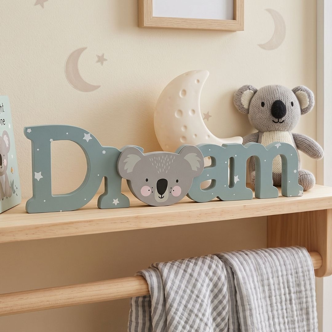 Obiect decorativ Dream din lemn 29x8 cm