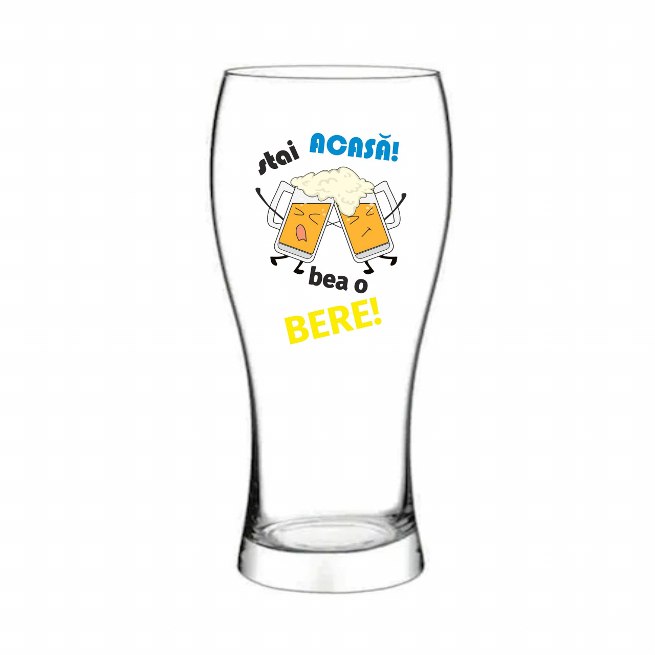 Pahar bere stai ACASA! Bea o BERE!