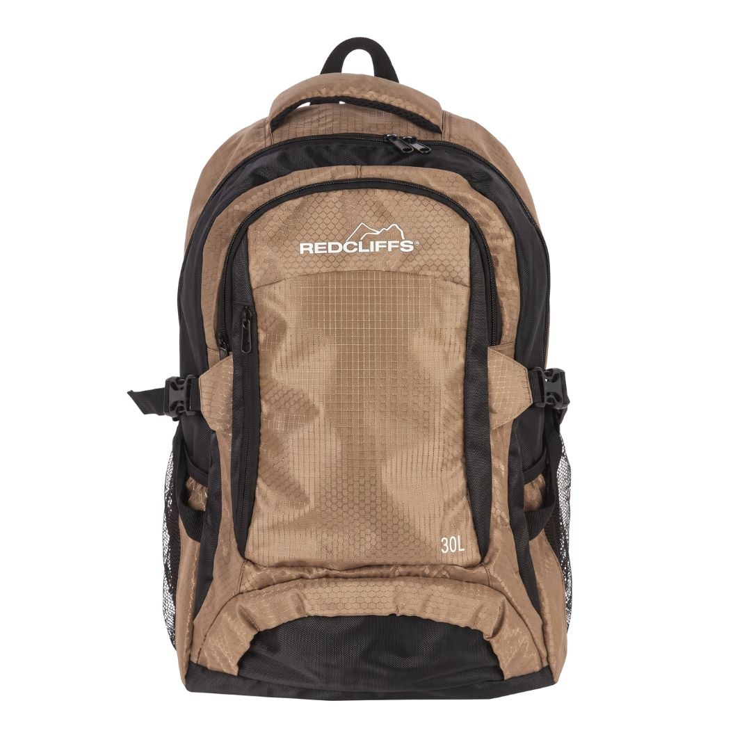 Rucsac pliabil Redcliffs 30 L, cu buzunare, 33×18×48 cm, culoare maro