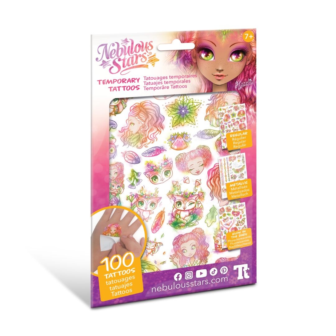 Set de Tatuaje Temporare, personaj Hazelia - Nebulous Stars