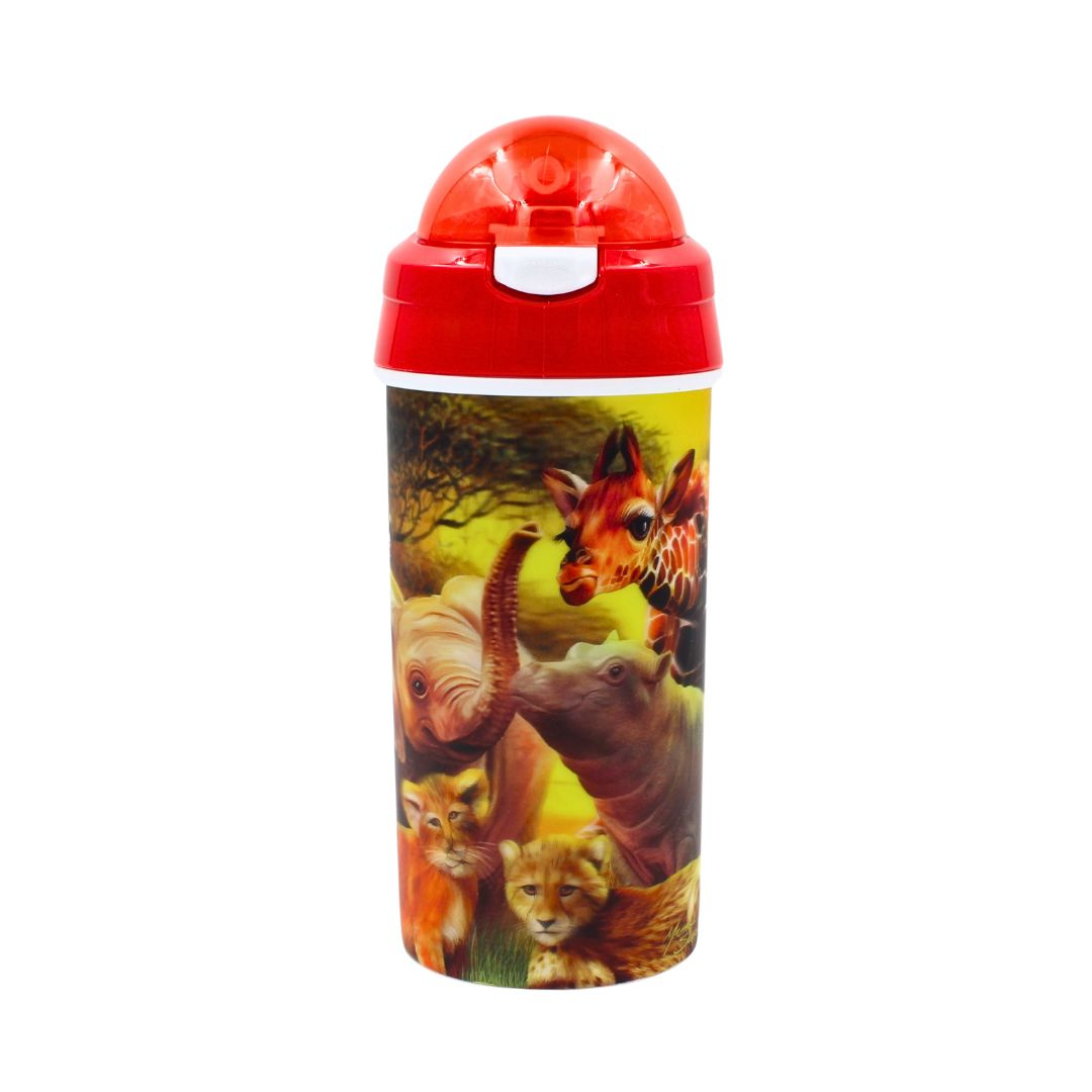 Sticlă apă pentru copii model girafă 500ml