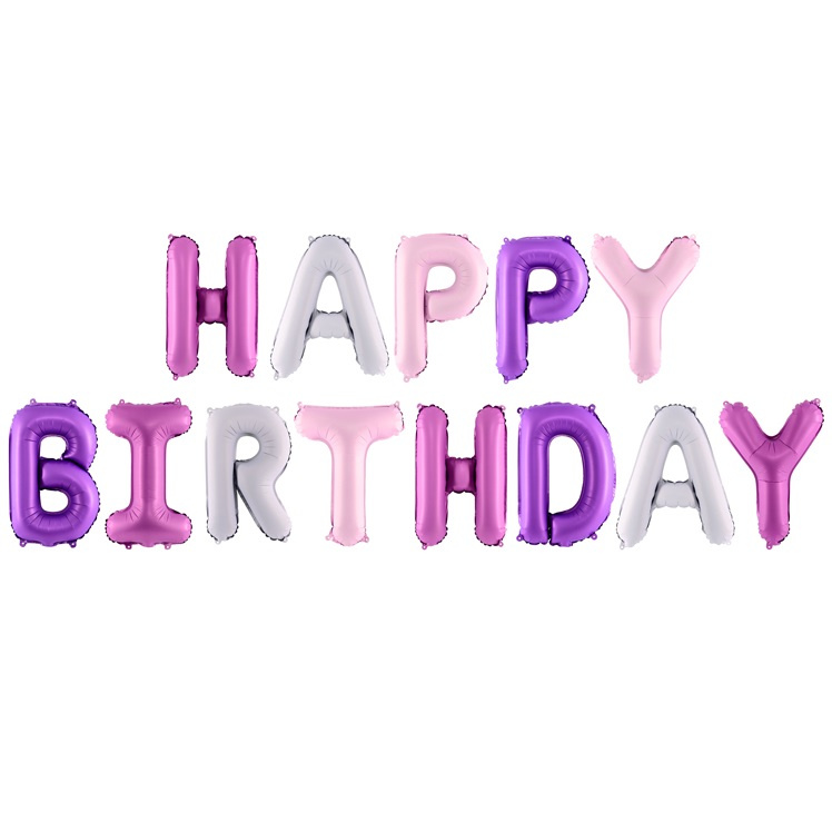 Balon party Happy Birthday mix 340x35cm