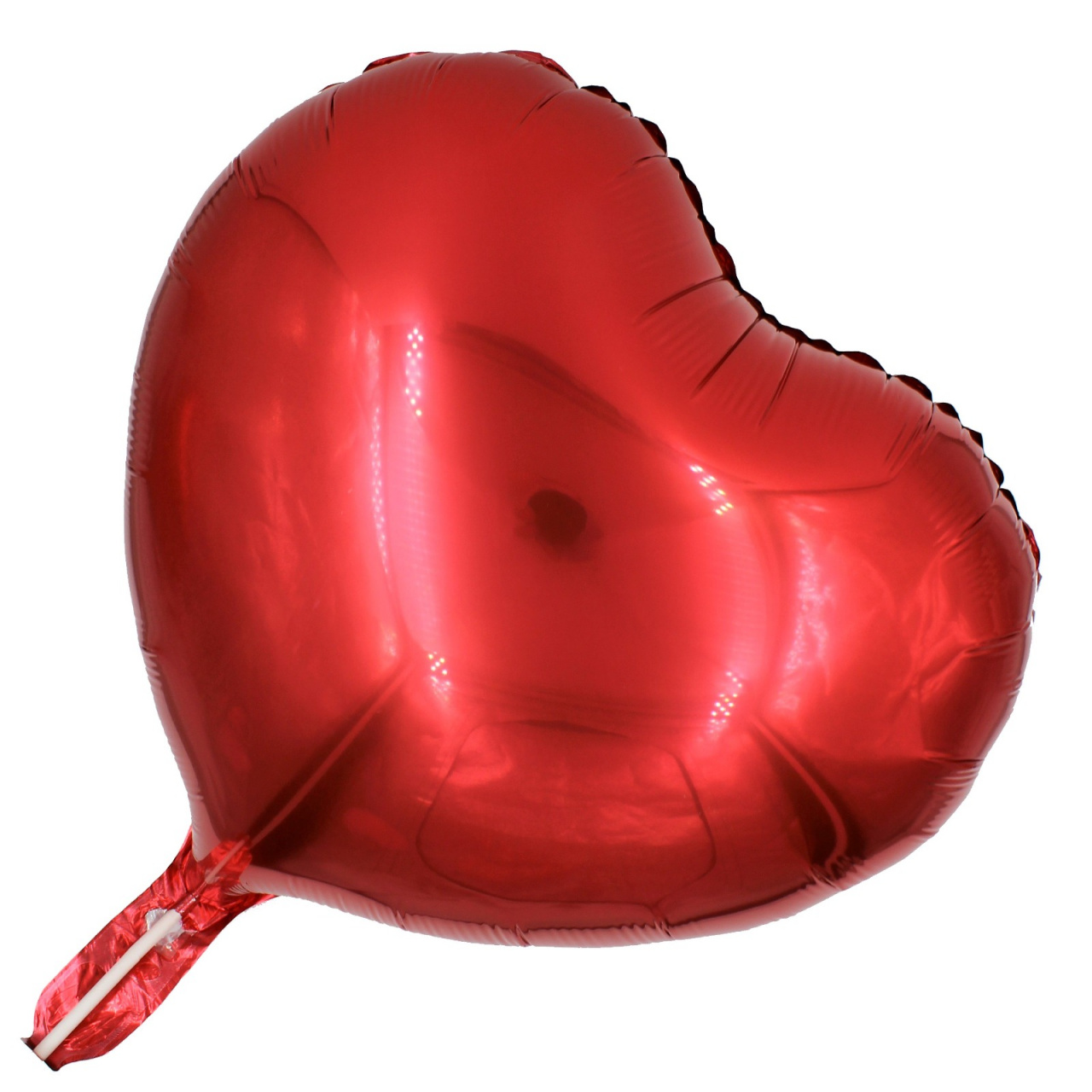 Balon roșu sub formă de inimă