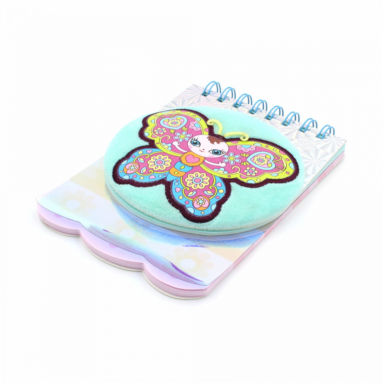 Carnețel 3D, Fluturaș multicolor, 80 pagini