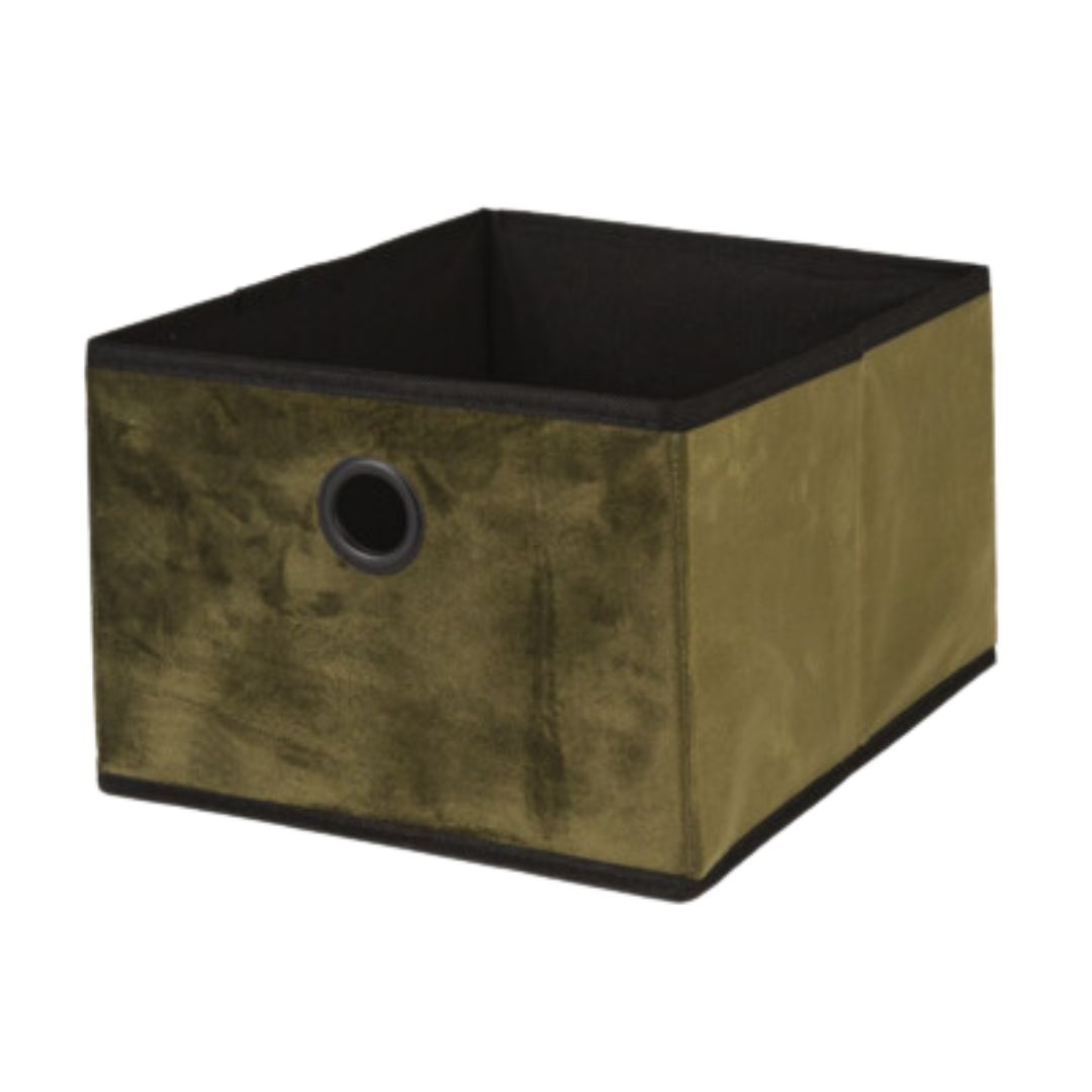 Cutie depozitare, deschisă, culoarea verde, 32x25x8 cm, Storage Solutions