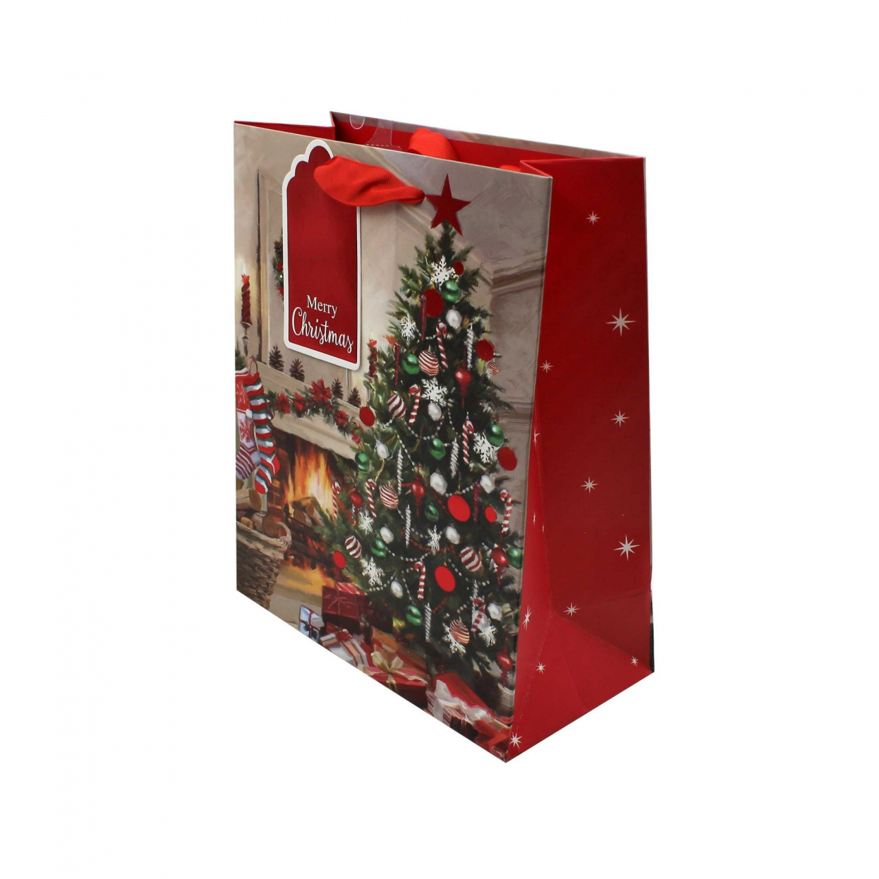 Pungă cadou Crăciun SDE M TRAD XMAS TREE