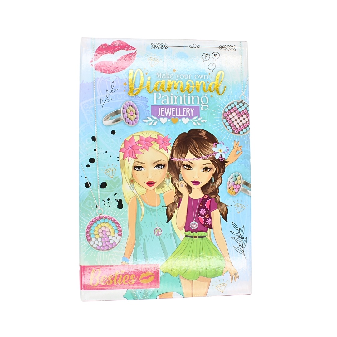 Set de pictură, cu diamante, Besties, BFF