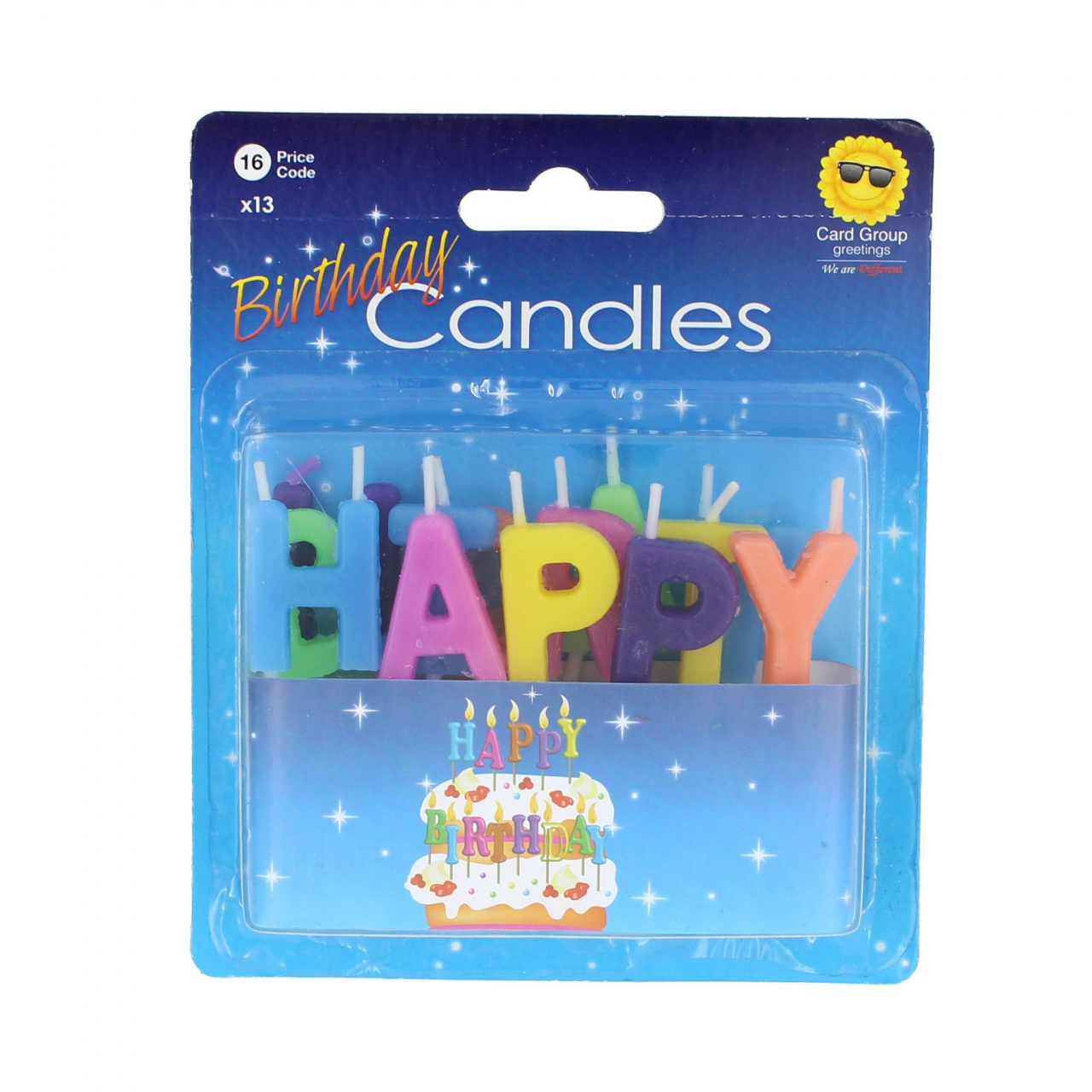 Set lumânări aniversare "Happy birthday candles"