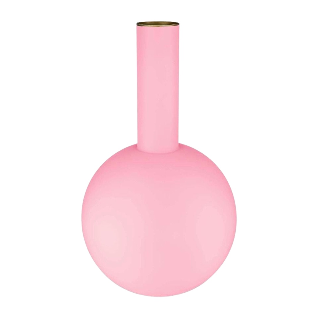 Vază decorativă, din metal, Pip Studio, Light Pink, 42 cm, colecția Others