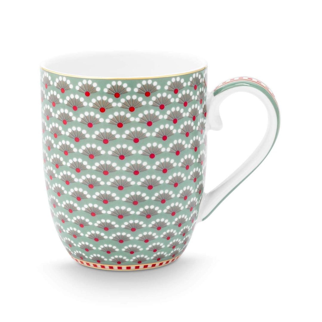 Cană din porțelan, Pip Studio, Blue, 145 ml, colecția Blooming Tales